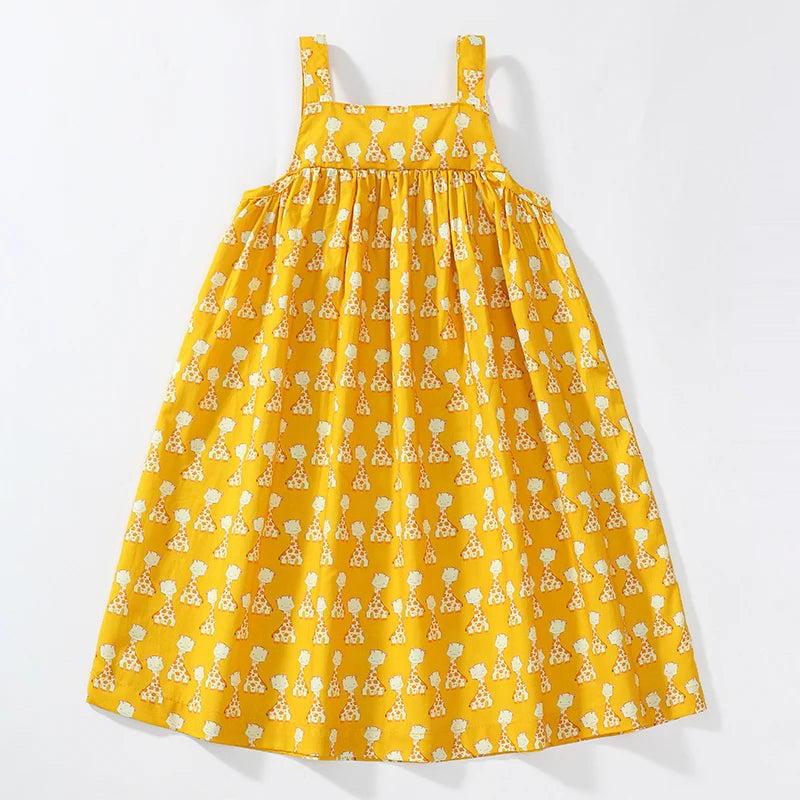 Little Maven Girls Clothes Vestidos Cotton