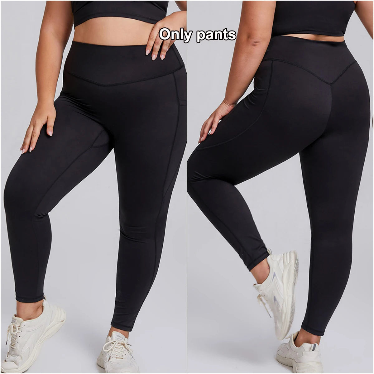 Women Gym Set Plus Size Workout Oufit Curvy Lady Sports Bra Yoga Leggings Oversize Tracksuit XXXL Extended Size Women Clothing