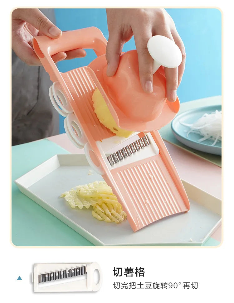 Vegetable Cutter with Steel Blade Slicer Potato Peeler Carrot Cheese Grater vegetable slicer Kitchen Accessories