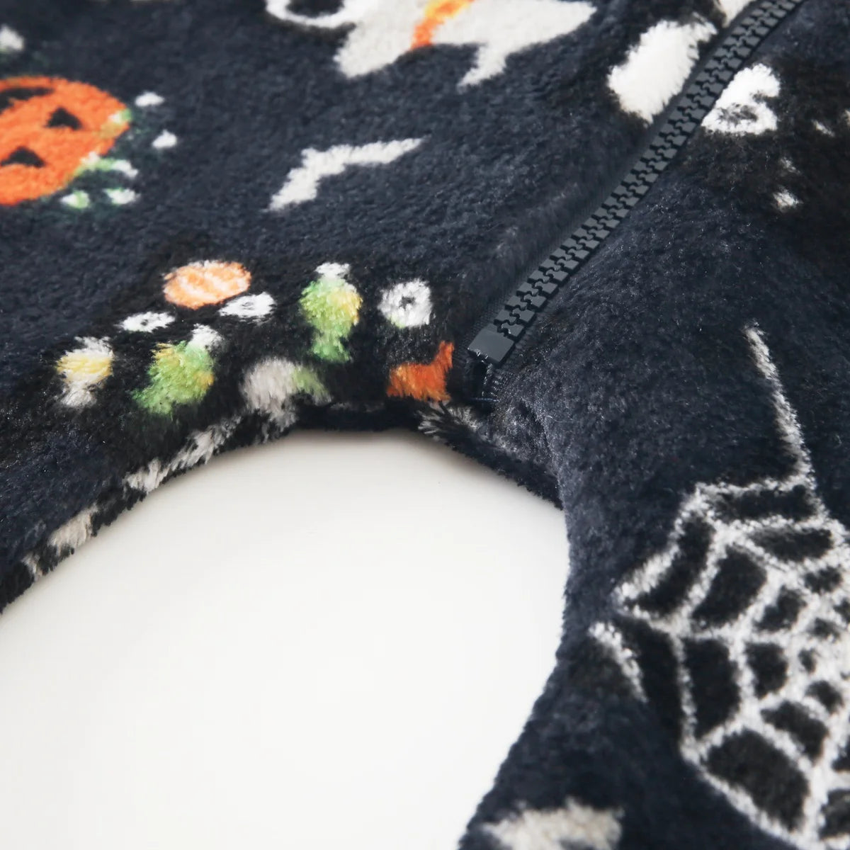 Sanlutoz Halloween Pumpkin Long Sleeve Baby Jumpsuits Zipper Winter Fleece Warm Infants Rompers Clothing Thickened Cozy