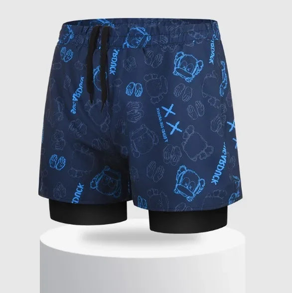 Men's Summer Swimwear, Swimsuit, Boy Swim Suits, Boxer Shorts, Plus Size Swim Trunks, Swimming Surfing, 110kg, 2024