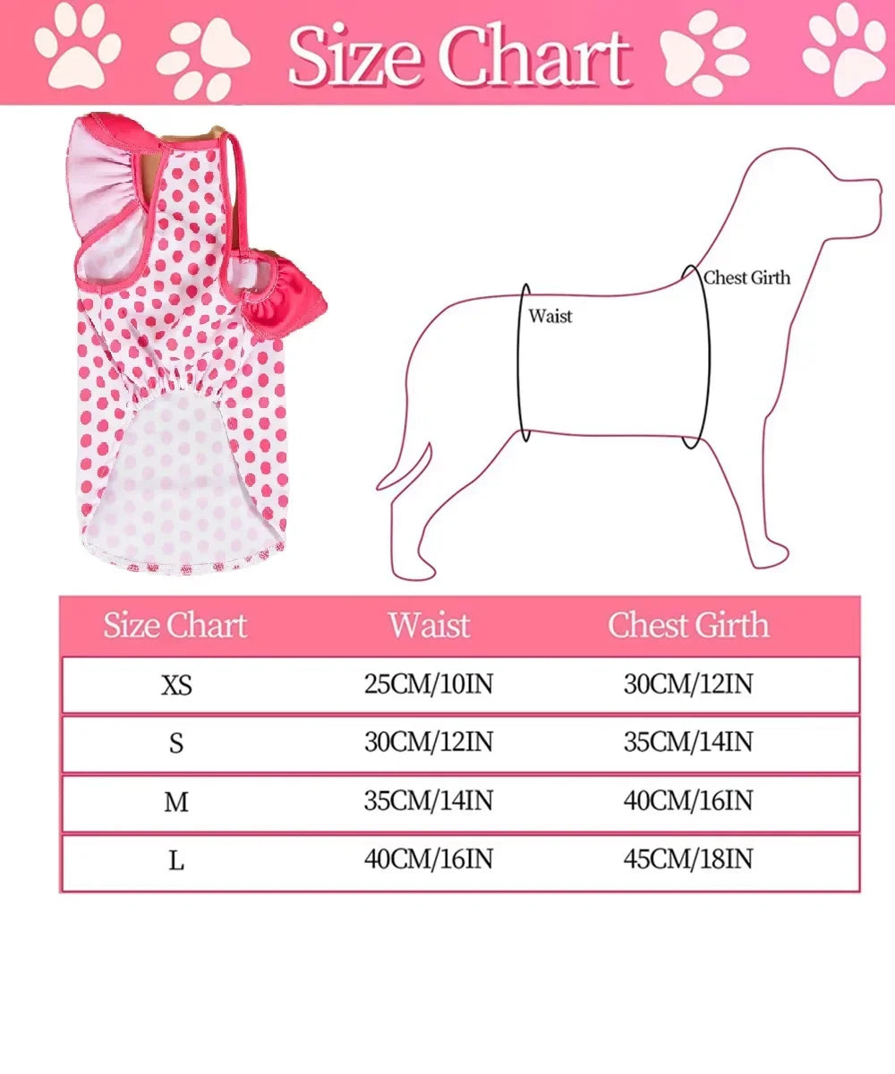 Pet Swimwear for Small Dogs Dog Cat Breathable Tank Top Swimwear Bikini Set Dog Bathing Dress Hawaiian Pet Beach Party Dog