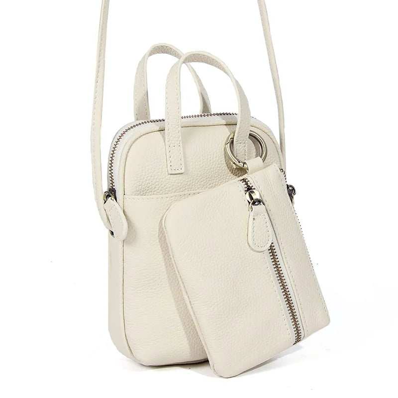 Damenmode-Trend Umhängetasche Kopfschicht Rindsleder Mutter Handtasche multifunktionale All-in-One-Tasche