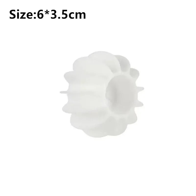 10CPS Laundry Ball Reusable Silicone Clothes Hair Cleaning Tools Pet Hair Remover Washing Machine Cat Hair Catcher Laundry Ball