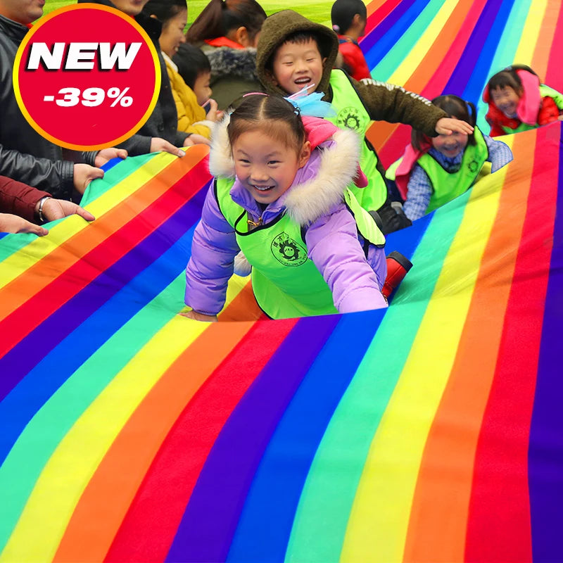 Sensory Integration Outdoor Game Children Slide Oxford Cloth Parent-child Activity Game Sled Baby Toy for Children Boys and Girl