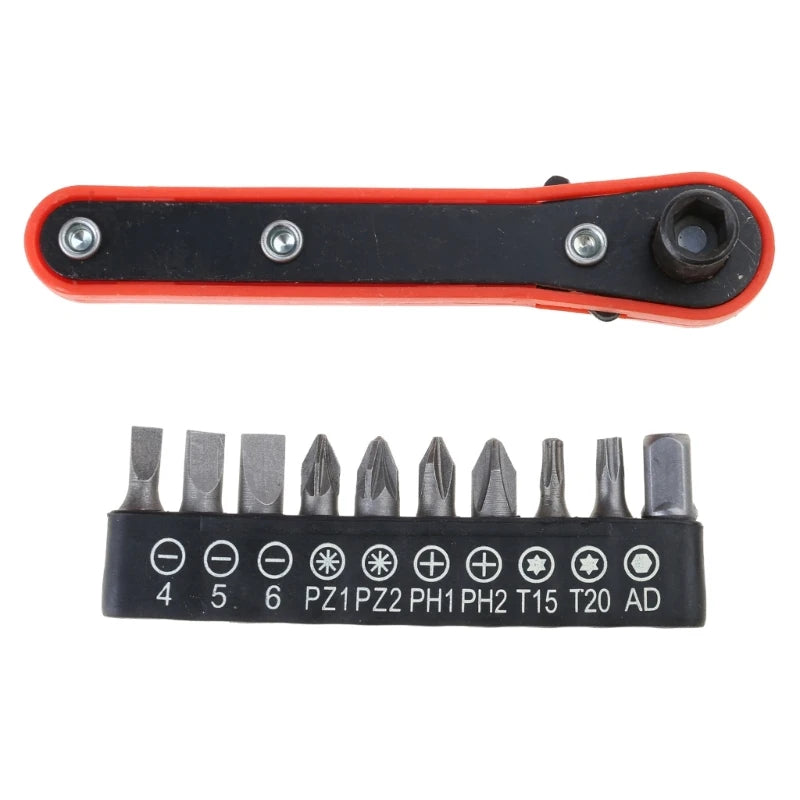 Hexagon Ratschenschlüssel 1/4 Zoll Mini Ratschenschlüssel Schraubendreher Reparatur Werkzeug Set