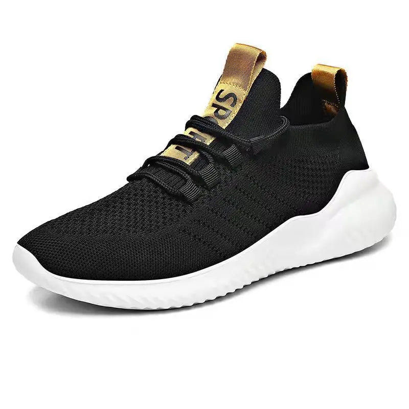 2023 Casual Shoes Light Sneaker White Large Size Outdoor Breathable Mesh Fashion Sports Black Popular Style Running Man Shoe
