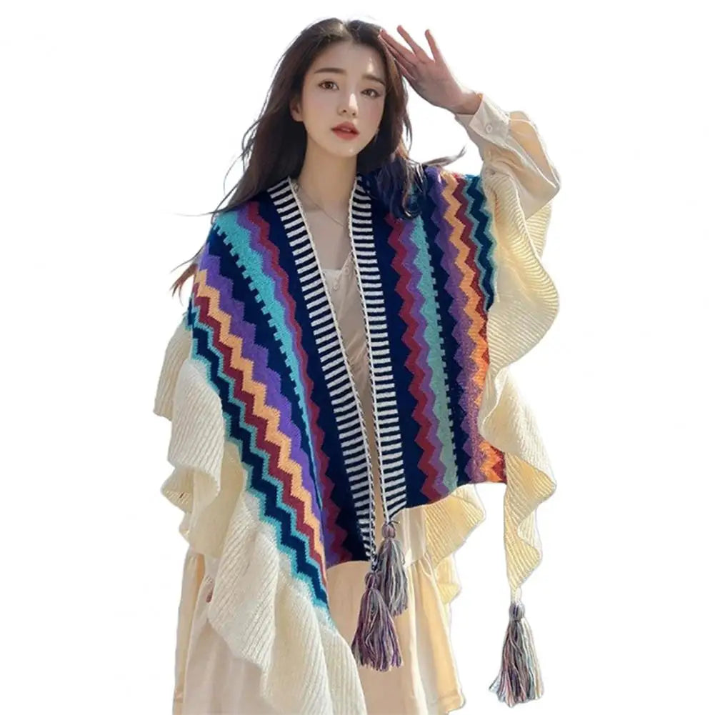 Autumn Overcoat Fashion Jackets for Women Casual Winter Clothes Women Vintage Coats Sweater Elegant Ethnic Style Cloak Cardigan