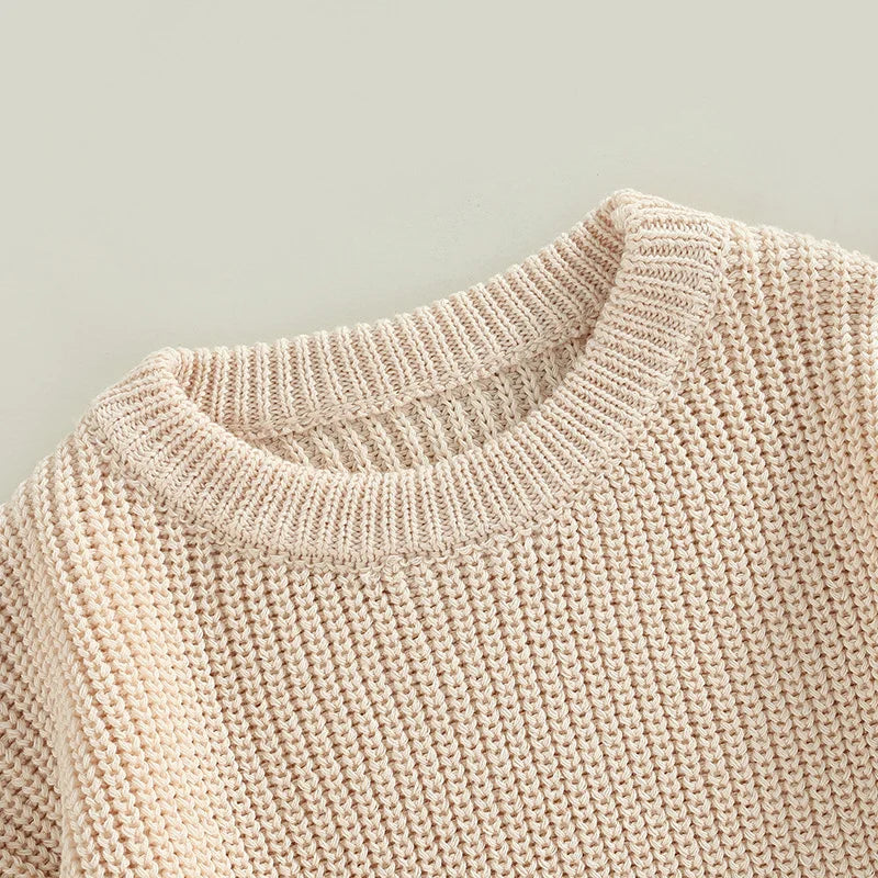Herbst Neue Baby Jungen Mädchen Kleidung Baby Pullover Kleinkind Strickpullover Neugeborenen Strickwaren Langarm Baumwolle Baby Pullover Tops