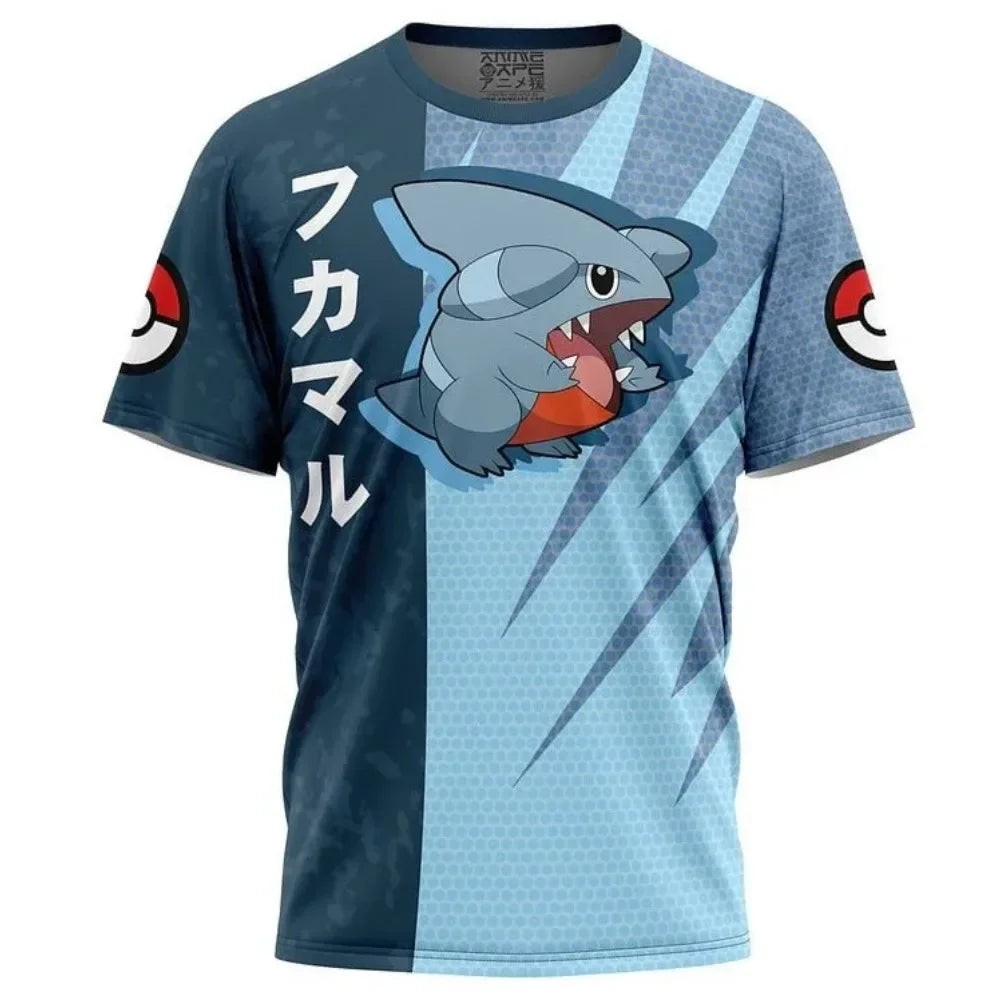 Pokemon T-Shirt Cartoon Baby Kinder Jungen Mädchen Kinder Kurzärmelige Sommerkleidung Pikachu Cartoon Print Pokémon T-Shirt Kinder