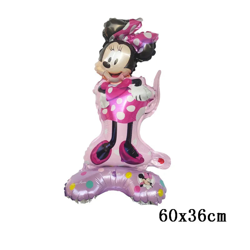 Standing Mickey Minnie Balloon Spider Man Captain America Theme Birthday Party Decoration Balloon Baby Shower Children's Toy