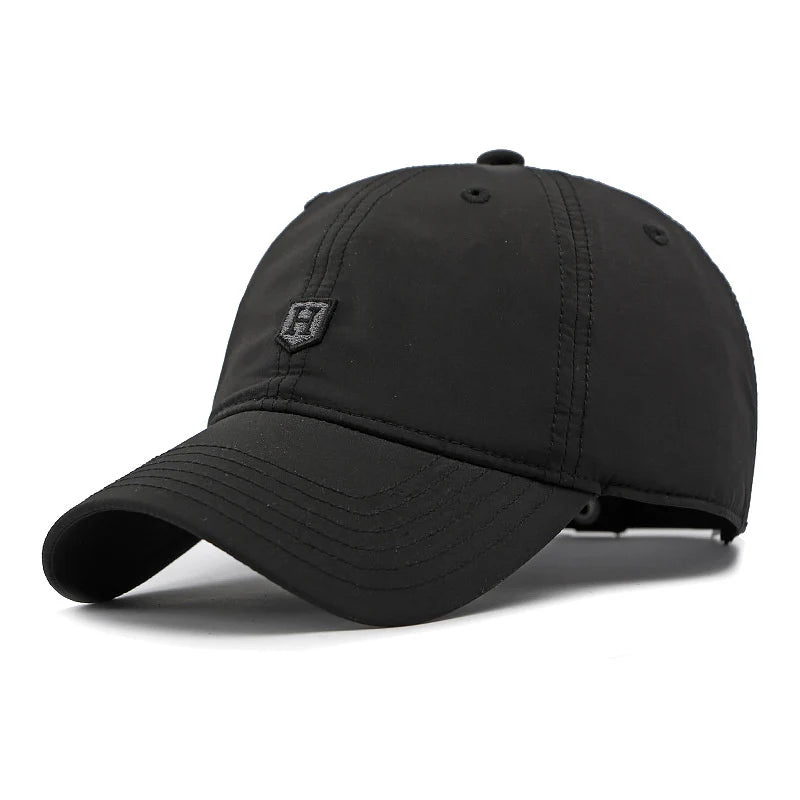 Summer Men Women Quick Dry Hat Golf Driving Cycling Letter Embroidery Baseball Caps Outdoor Sports Camping Breathable Sunhat