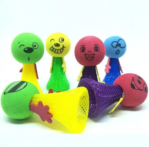 10 Stücke Kinder Plastikpuppe Lustiges Spielzeug Kinderspielzeug Zufällige Mehrfarbige Kinder Baby Kreatives Geschenk Jump Bounce Elf Party Geburtstag Fly Man