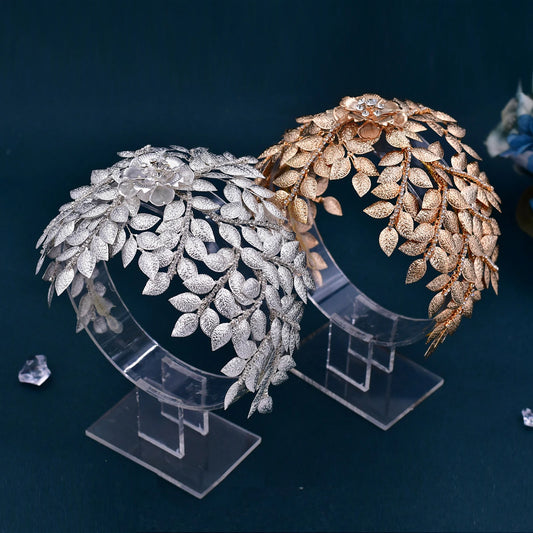 HP510 Elegant Fashion Bridal Tiara Beautiful Wedding Crown Hair Accessories Women's Headpiece Bride's Head Jewelry Pageant