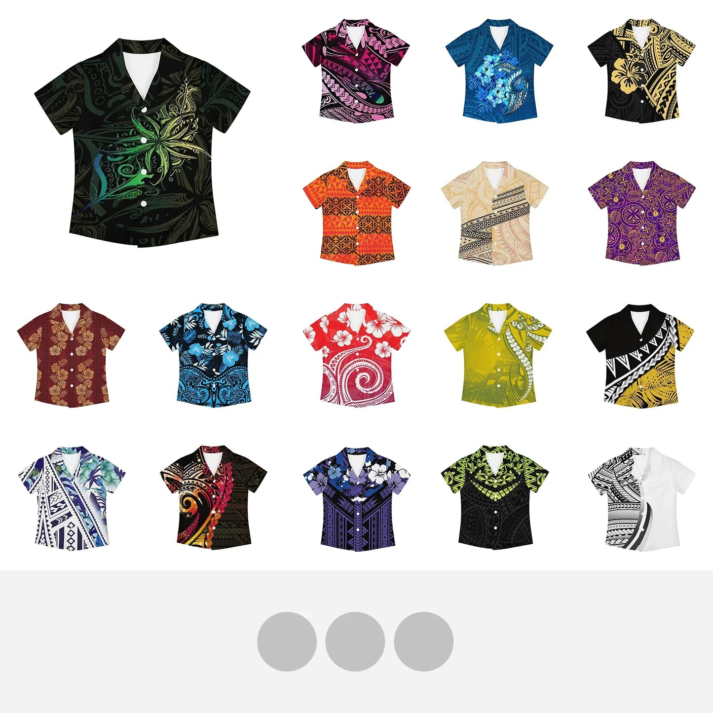 Polynesian Tribal Fijian Totem Tattoo Fiji Prints Children Shirts Fashion Short-sleeved Boys Shirts For Kids Blouses