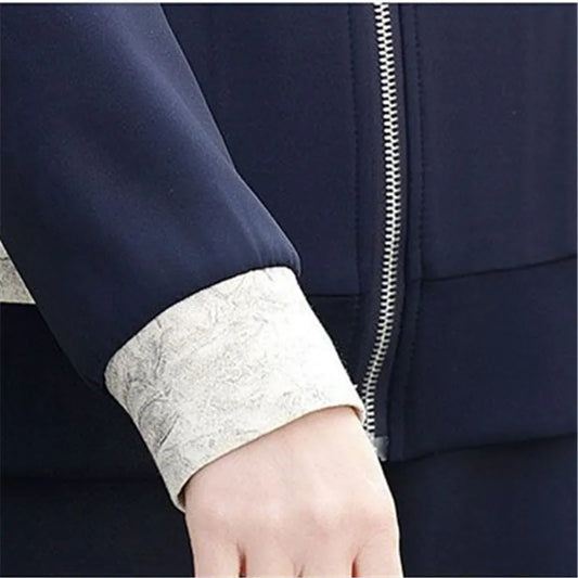 Women Clothes Solid Loose Sports Suit 2025 Spring Autumn Leisure Sportswear Middle-aged Temperament Age Reduction Two-piece Sets