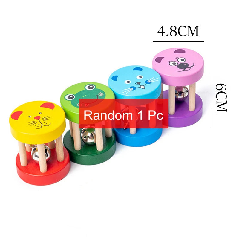 Holz-Musikinstrument-Spielzeug für Kinder Montessori-Lernspielzeug Baby-Rasseln Kinder-Musikalisches lustiges Spielzeug Geschenk für Jungen Mädchen 