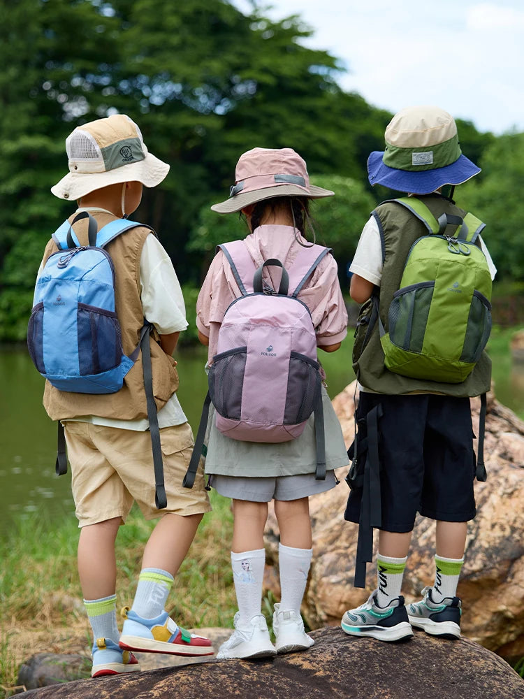 Fouvor Parent-Child Backpack Small Travel Outerdoor Shoulders Bags Casual Lightweight School Bags For Primary Student 3037-08