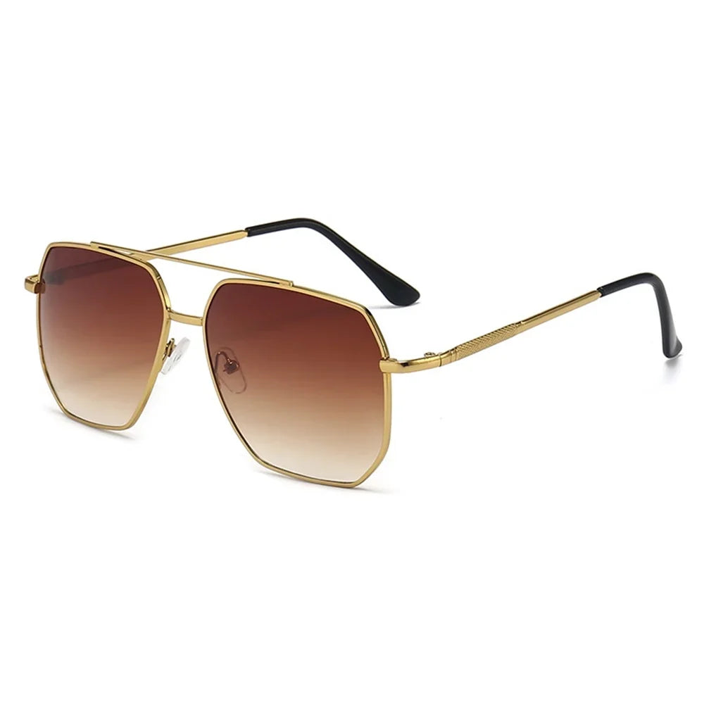 Classic Pilot Polarized Sunglasses Men Luxury Metal Black Aviation Sun Glasses Male Fashion Driving Vacation Shades UV400