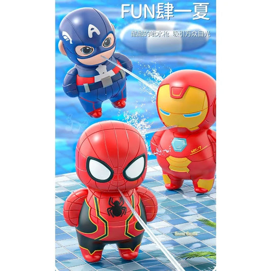 New Marvel Spider-Man Children's Water Gun Spider-Man Tricky Beach Toy Cute Baby Shower Hydraulic Pistol Children's Toy Gift