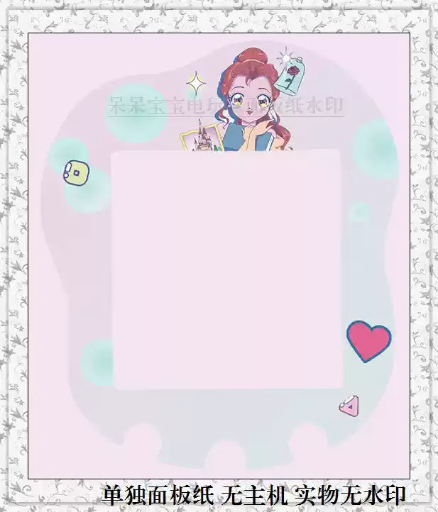 Sanrio Tamagotchi Uni Faceplate Silicone Protective Film Kawaii Sticker Cute Hellokitty Tamagotchi Protective Ornament Gifts