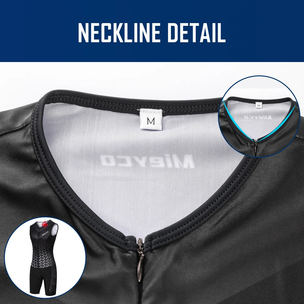 Men's Sleeveless Jumpsuit 2024 Pro Taem Triathlon Suit Ropa Ciclismo Maillot Cycling Jerseys Skinsuit Bike Clothing swimming
