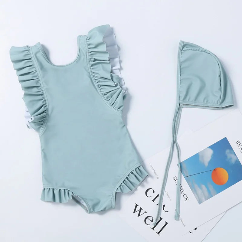 Moana Cartoon Toddler Baby Swimsuit One Piece Children Swimwear Kids Girl Bathing Suit Swim Shirts for Surfing Beach Wear Outfit