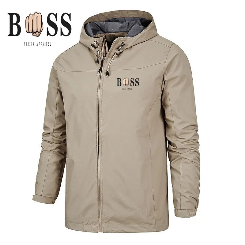 2024 new waterproof men's jacket brand mountaineering wear men's windproof jacket Outdoor men's windbreaker men's sports jacket