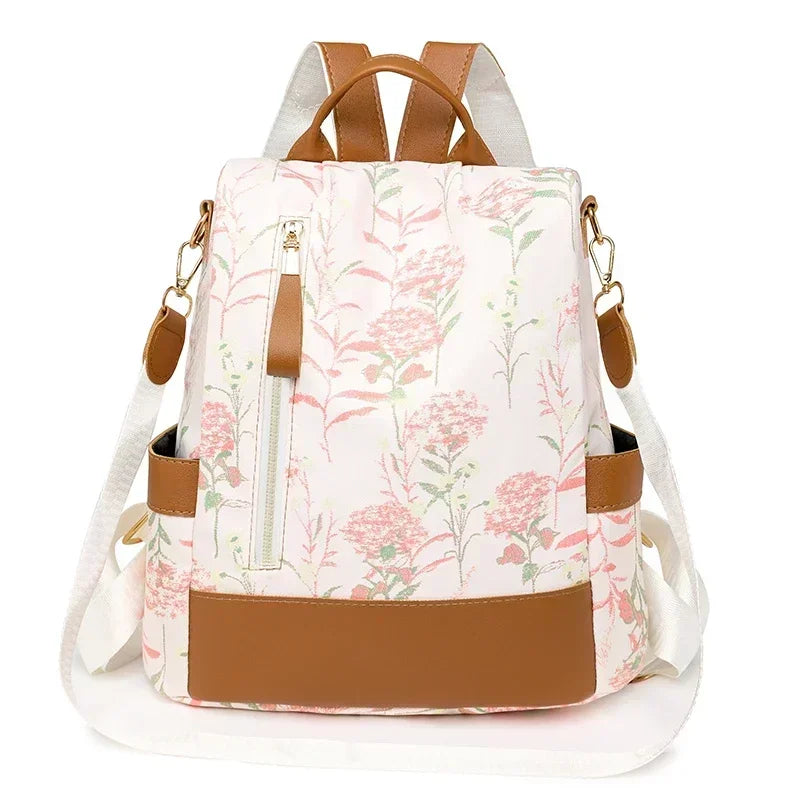 Sewing Thread Fashion Backpacks Printing High Capacity Pu 2025 New Hot Sale Versatile Women's Bags Mochila Mujer Mochila