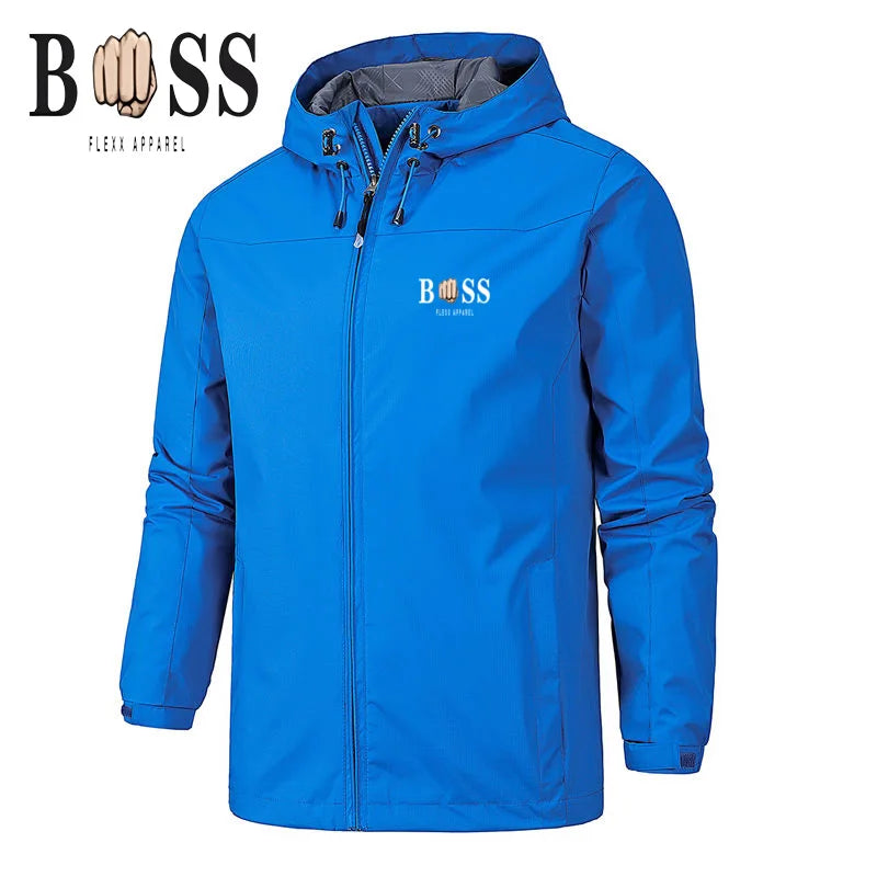 2024 new waterproof men's jacket brand mountaineering wear men's windproof jacket Outdoor men's windbreaker men's sports jacket