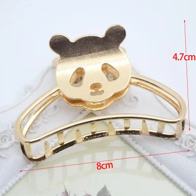Fashion large Simple Wild Geometric Hair Claw For Women Girls Clamps Hair Crab Metal Women Hair Clip Claw Accessories Headwear