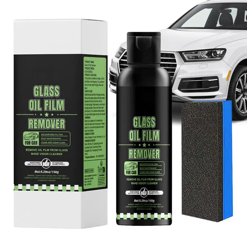 Ölfilmentferner für Autofensterglasreiniger Reinigungsmittel Ölfilmentferner Autofensterreiniger Glasölfilmreiniger 