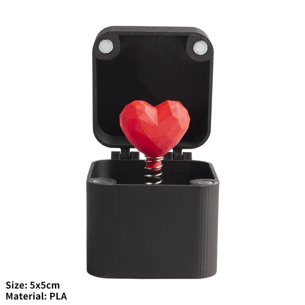 Love Rose Surprise Gift Boxs Christmas Fun Prank Gift Offices Desk Home Decor Valentine's Day  Gift Decoration Toys