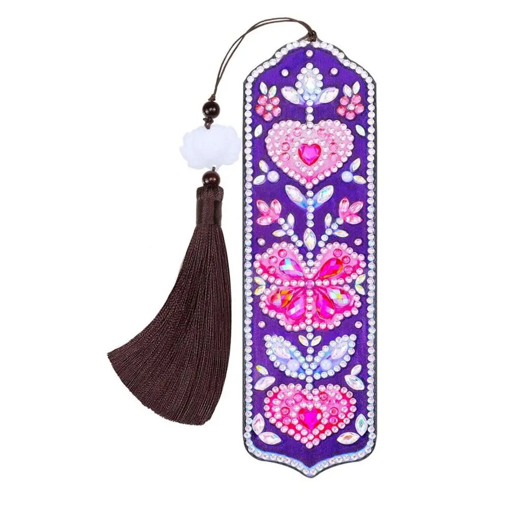 DIY Material Kit Diamond Embroidery Handmade Gifts Art Crafts Kits Tassel Bookmark Diamond Painting Bookmark Book Mark Bookmark