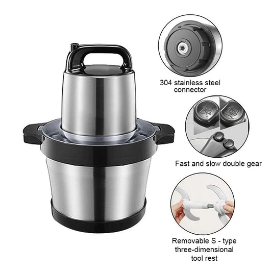 50% Discount High Quality Industrial Food, Grade Material Food Processor High Speed Automatic Meat Grinder/ kitchen tool