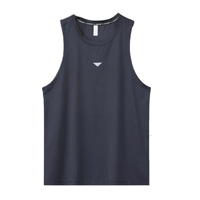 (M-3XL) سترة رياضية سريعة الجفاف للرجال للجري وكرة السلة وفضفاضة بمقاس كبير وقمصان رياضية بدون أكمام للتمرين 