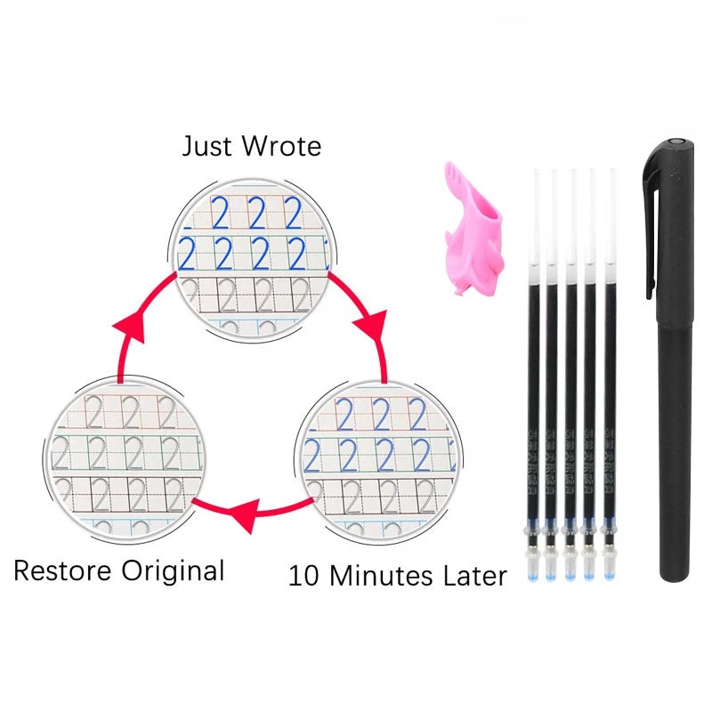 new Reusable Arabic Magic Practice Copybook For Kids Writing Arabic Alphabet Wordpad For Baby Word Children Calligraphy Book