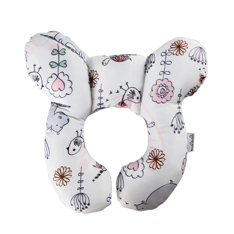 Cute Cartoon Baby Head Protection Cushion Protective Travel Car Seat Head Neck Pillow Anti Fall Baby Protect Safety Accessories