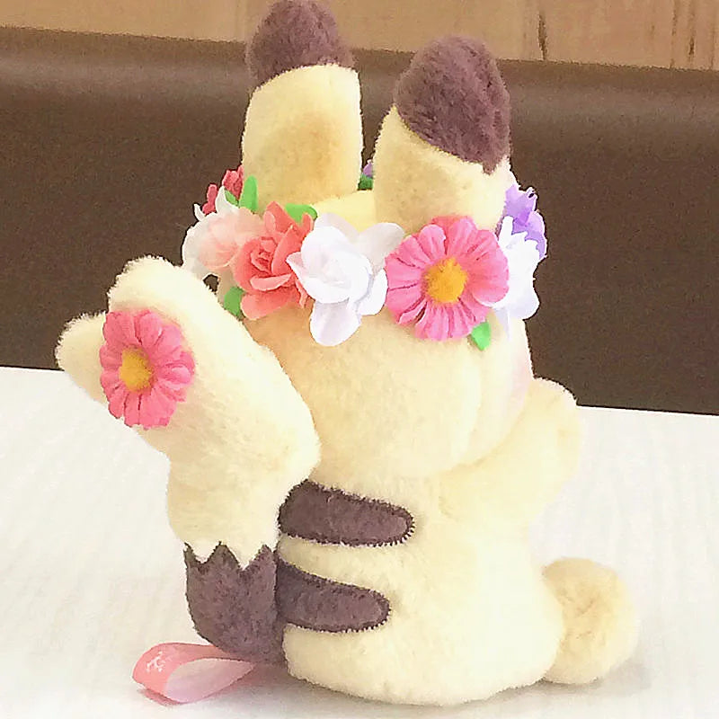 Easter Spring Festival Pikachu Eevee Plush Pokemon Doll Garland decoration Cute Stuffed Toy Kids Children Gift