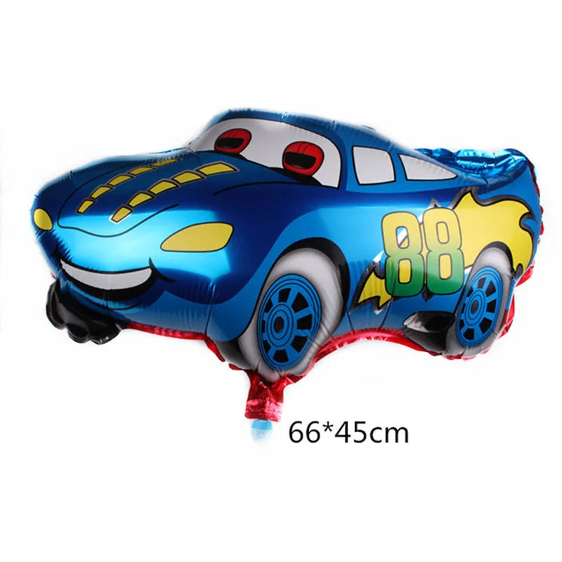 Disney McQueen Cars Helium Foil Balloons Cartoon Theme Racing Wedding Birthday Party Baby Shower Kids Toys Decoration Supplies