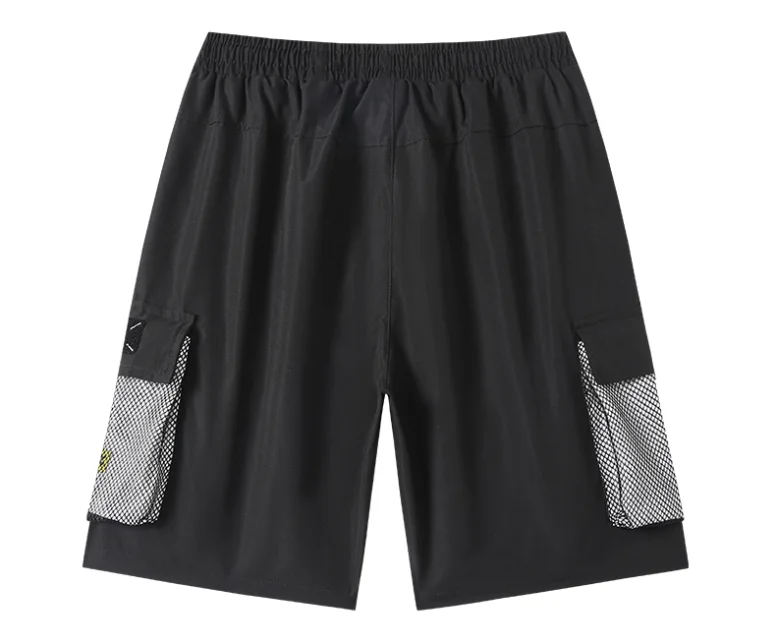 Cargo Shorts Man Loose Fitting Leisure Motion Large Pocket Summer Fashion Solid Color 2024 New Harajuku Street Short Trousers