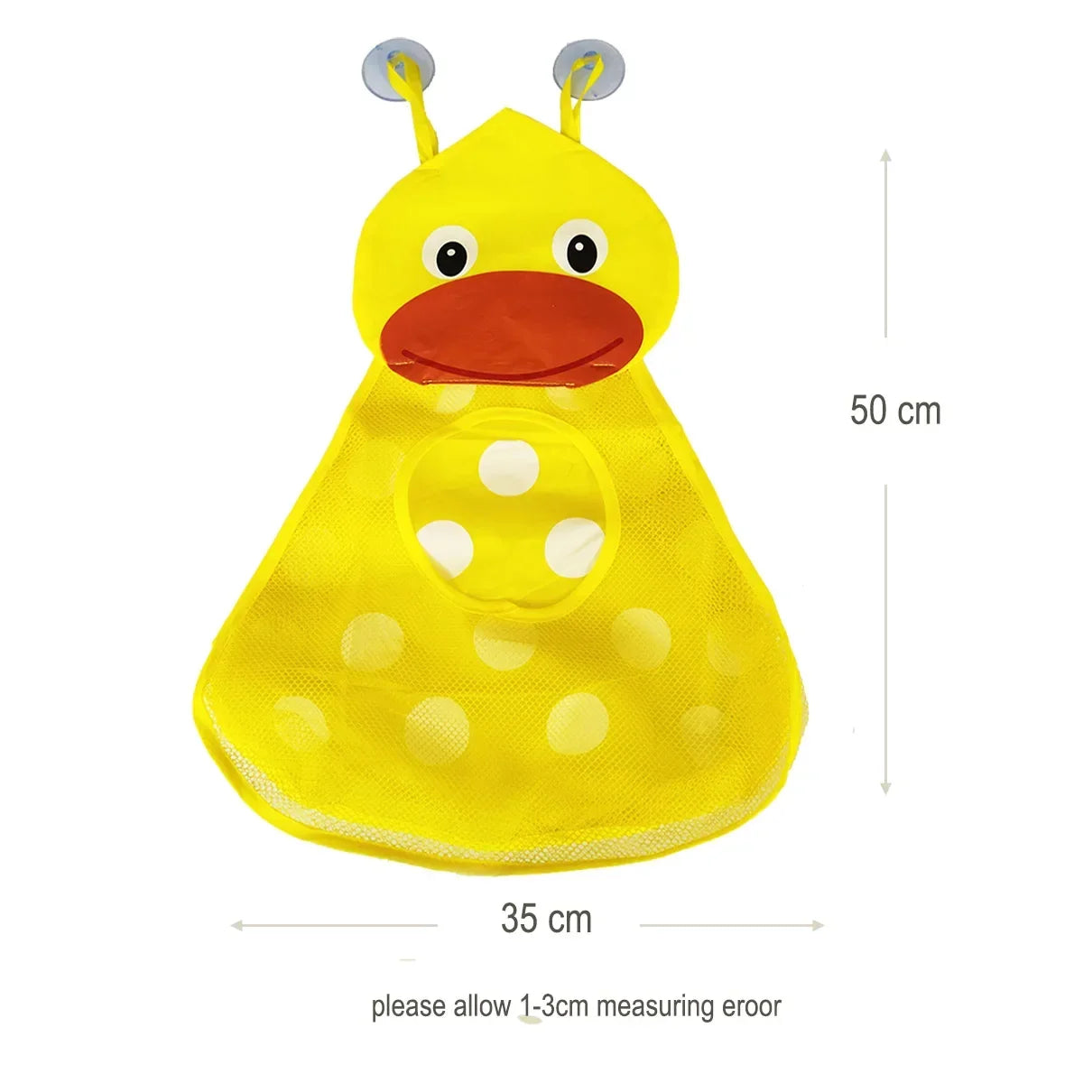 Duck Frog Baby Bath Toy Storage Bag Shower Holder Toys Organizer Net Baskets Water Toys Game Bag for Kids Strong Suction Cups