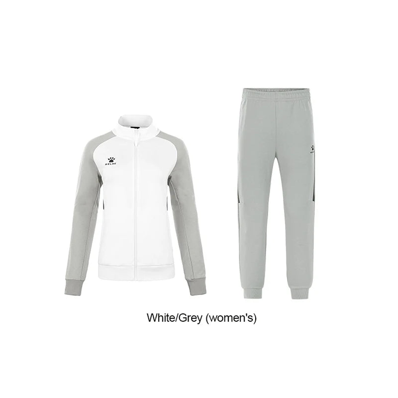 KELME Mens Sportswear Sets Gym Joggings Sport Fitness Tracksuit Outdoor Warm Running Sweatpants Sweatshirts Sport Suit Women