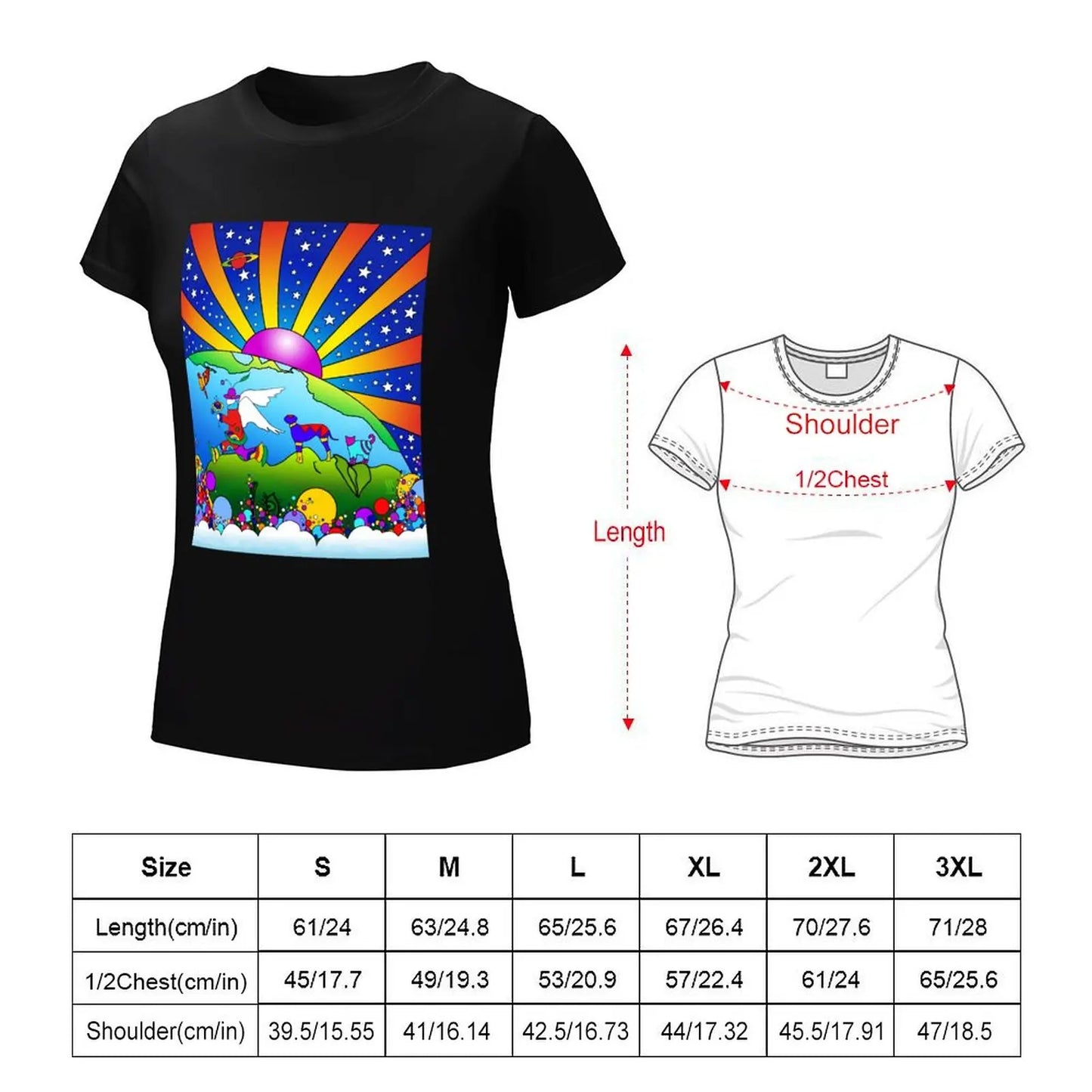 Cosmic Pet World T-Shirt tops clothes plus size tops cute tops Women clothing
