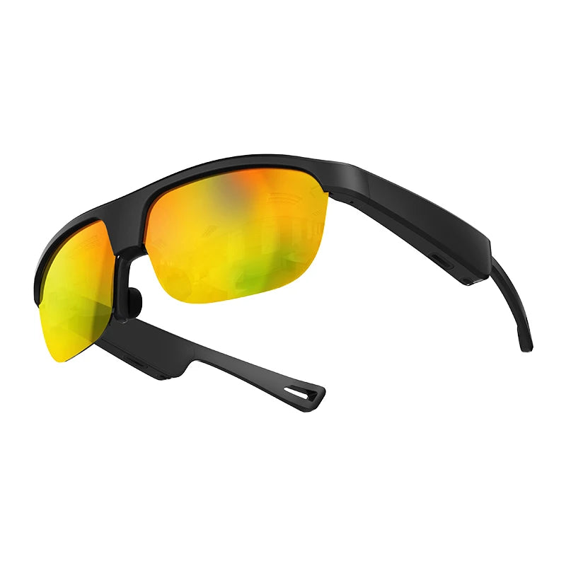 New Outdoors Men Women Fashion Sunglasses Blue Tooth 5.3 Earphones Glasses UV Resistant Sports Glasses Voice Calls Waterproof