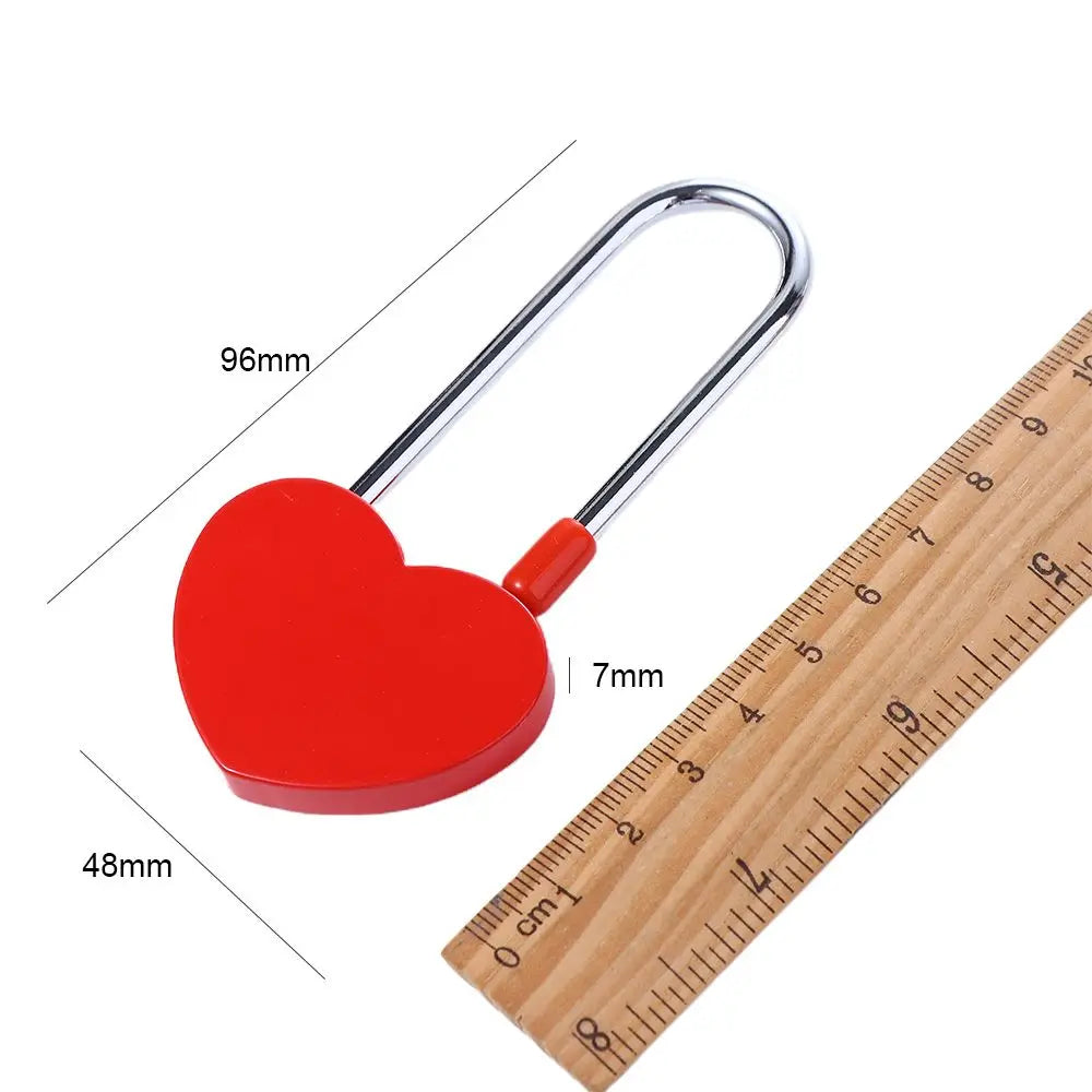 For Lovers Wedding Travel Supplies Couples Anniversary Without Key Heart Shape Keepsake Wedding Gifts Love Padlock Wish Lock