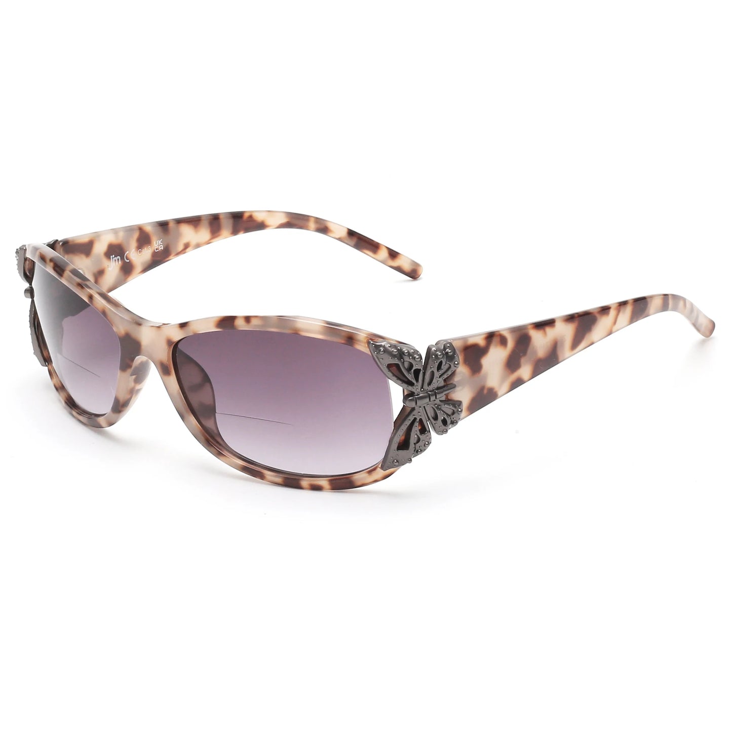JM Bifocal Reading Sunglasses for Women Fashion Sun Readers Outdoor Reading Glasses UV400 Protection