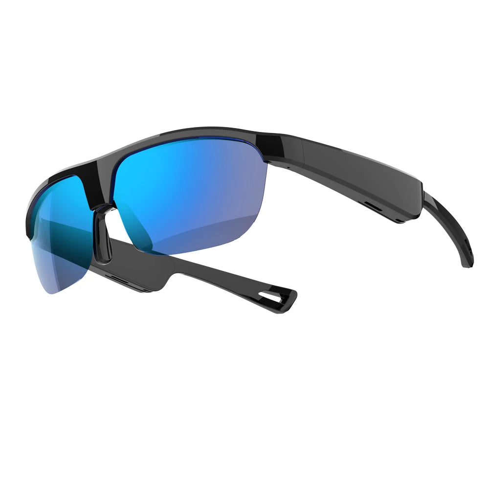 New Outdoors Men Women Fashion Sunglasses Blue Tooth 5.3 Earphones Glasses UV Resistant Sports Glasses Voice Calls Waterproof
