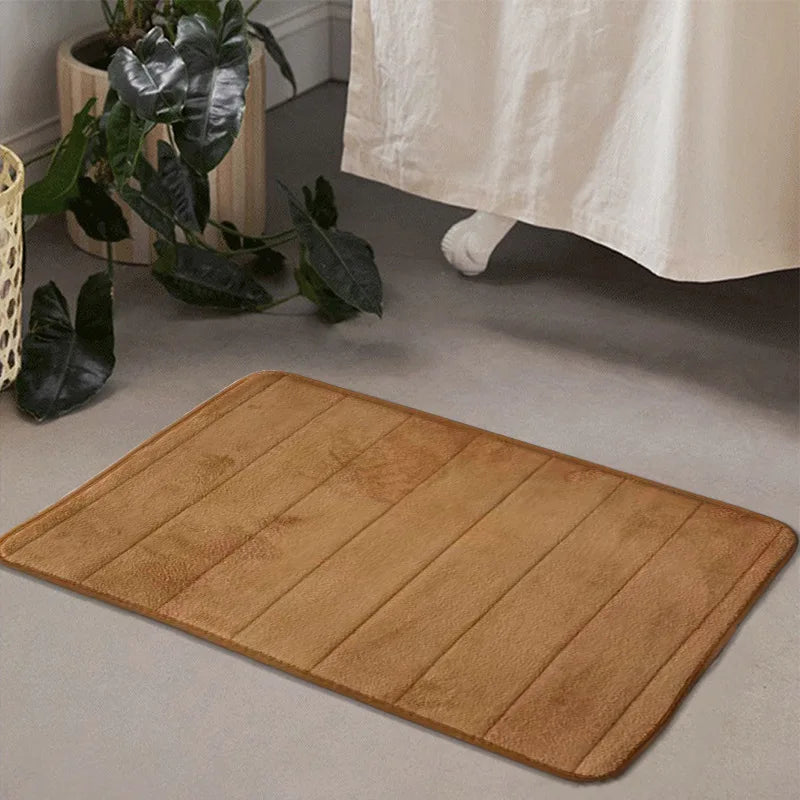 1PC Home Weiche Badematte Super Absorbent Badezimmer Teppiche Teppiche Weicher Memory Foam Boden Schlafzimmer WC Boden Duschteppich Wohnkultur 