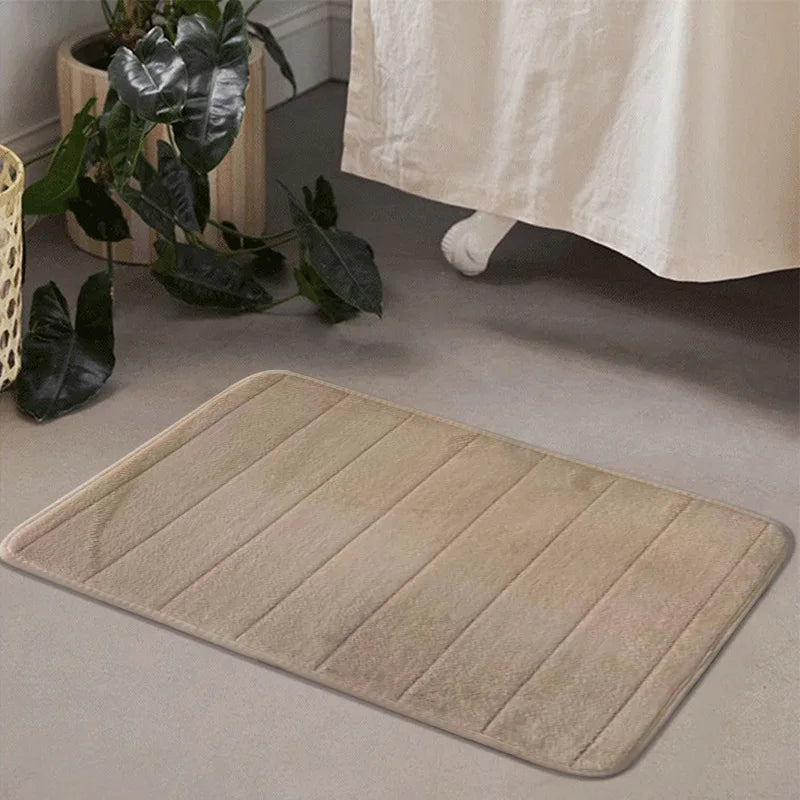 1PC Home Weiche Badematte Super Absorbent Badezimmer Teppiche Teppiche Weicher Memory Foam Boden Schlafzimmer WC Boden Duschteppich Wohnkultur 